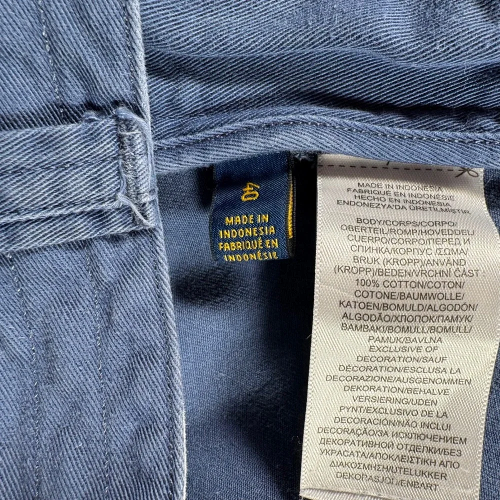 Polo Ralph Lauren Men's Classic‎ Fit Cargo Shorts Blue Size 40 Cotton